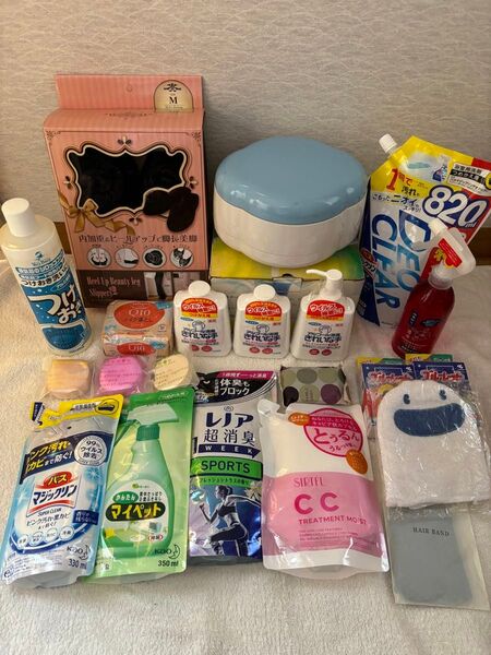 ★日用品まとめて★ヒールアップスリッパ/洗濯洗剤/ウェーブクリーナーなど大量