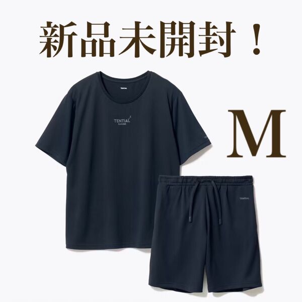 【新品未開封!】BAKUNE Dry Women's ネイビー Mサイズ 上下セット(半袖Tシャツ・ショートパンツ)