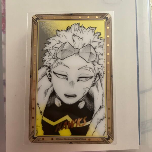 僕のヒーローアカデミア ヒロアカ 原画展 ホークス クリアカード