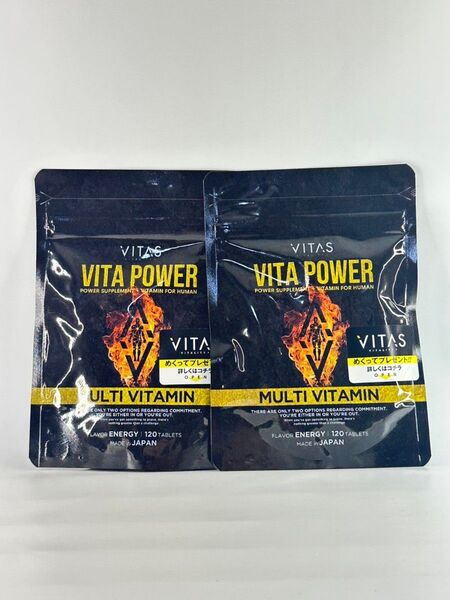 0223 VITAS ビタパワー マカ 亜鉛 マルチビタミン 120粒 2セット