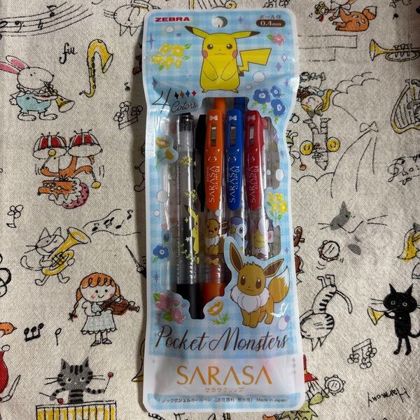 ゼブラ zebra サラサ sarasa ポケモン ポケットモンスター ボールペン ペン ピカチュウ イーブイ ポッチャマ