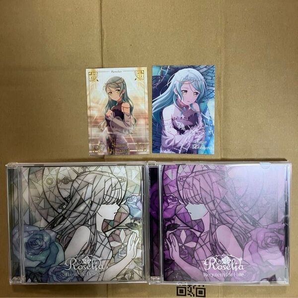 Roselia CD 16th 17th Single + キャラクターカード 氷川紗夜