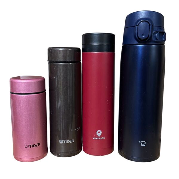 水筒まとめ売りセット タイガー魔法瓶 象印 水筒 マグボトル ワンタッチ ステンレスボトル 軽量 保温保冷 TIGER 真空断熱