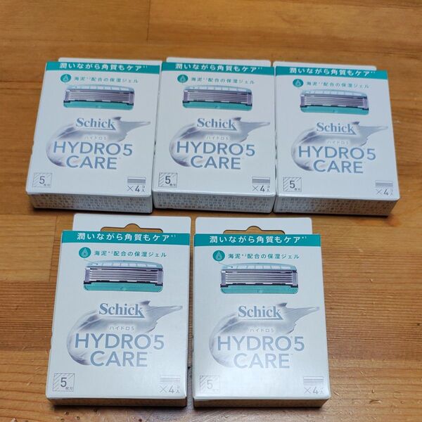 Schick HYDRO5 CARE 替刃 5枚刃 4個入り×5【新品未使用未開封】
