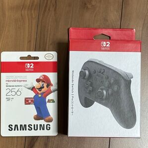 Switch2 Proコントローラー と SDカードNintendo Switch スイッチ2 任天堂 プロコン