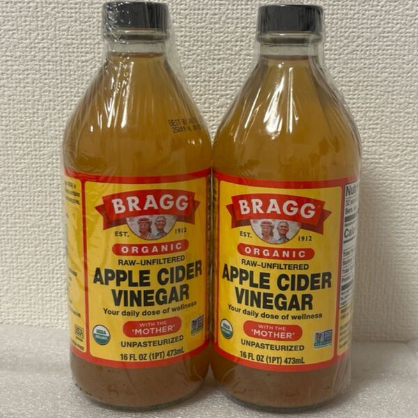 BRAGG オーガニックアップルサイダービネガー 473ml 2本