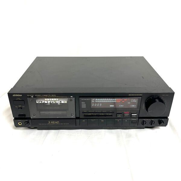 【動作確認済み】Victor ビクター 3ヘッドカセットデッキ TD-V721 ステレオカセットデッキ