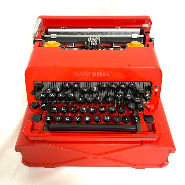 【送料込】タイプライター olivetti valentine 赤いバケツ オリベッティ