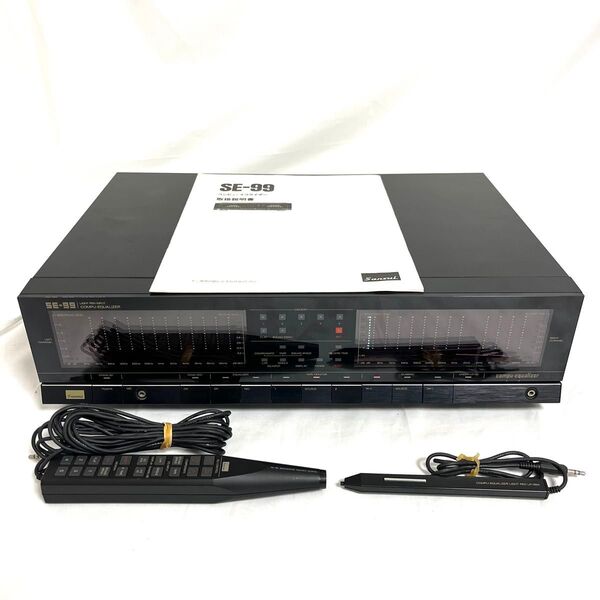 【美品】Sansui SE-99 COMPU-EQUALIZER リモコン RE-99 ライトペン LP-99A イコライザー
