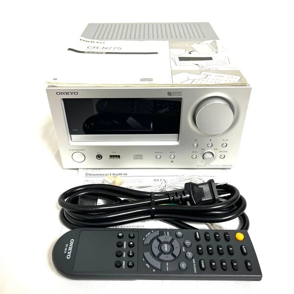 【リモコン付属】ONKYO ハイレゾ対応ネットワークCDレシーバー CR-N775 取説付