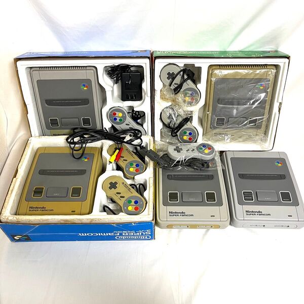 【まとめ売り】任天堂 スーパーファミコン SHVC-001 Nintendo ニンテンドー 箱付 コントローラー