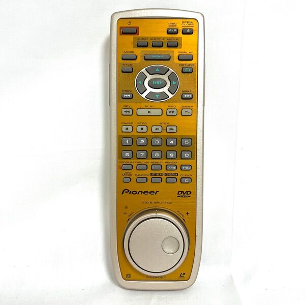 【美品】Pioneer パイオニア CU-DV027 LDプレーヤー用リモコン DVL-919 DVL-H9対応