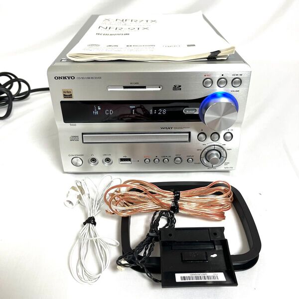 【取説付き】ONKYO オンキョー NFR-7TX CD SD USB Bluetooth レシーバー CDデッキ ハイレゾ対応