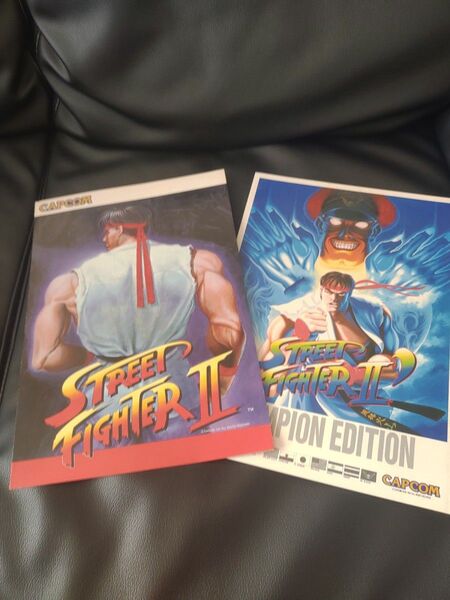 海外用 ストリートファイターⅡ ダッシュ CAPCOM カプコン パンフレット カタログ フライヤー チラシ スト2 アーケード