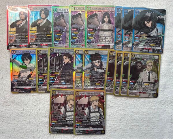 ユニオンアリーナ 進撃の巨人 Vol.2 SRカードまとめ売り