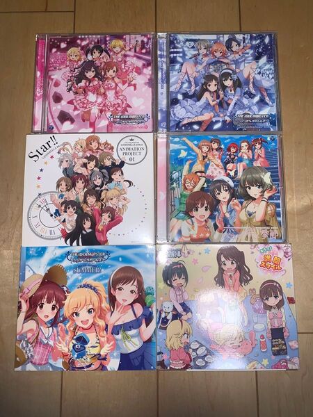 【6枚セット】アイドルマスターシンデレラガールズ 一部ジャケ写カバー付き