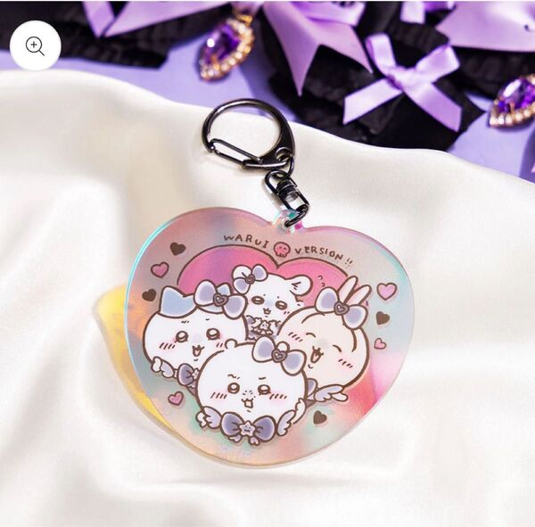 まじかるちいかわ 悪いバージョンなオーロラアクリルキーホルダー ハチワレ うさぎ モモンガ 500円オフクーポン利用可能