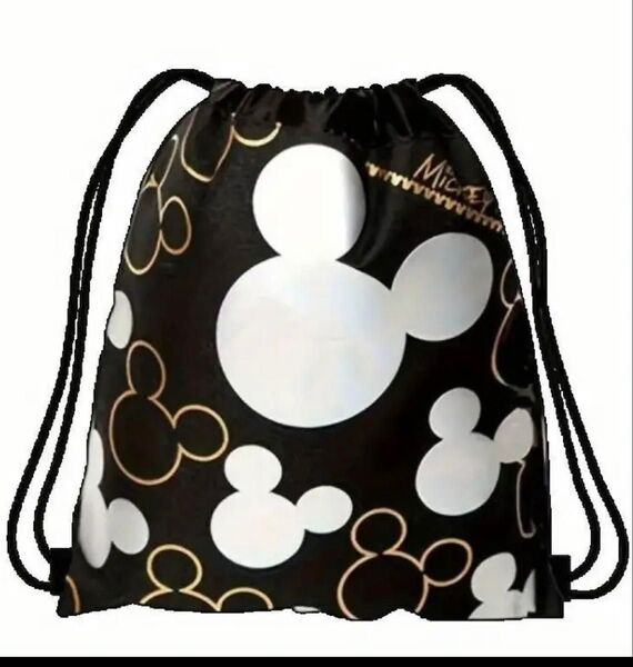 ナップサック ディズニー ナイロン 巾着 体操着袋 プレゼントバッグ【ミッキー】