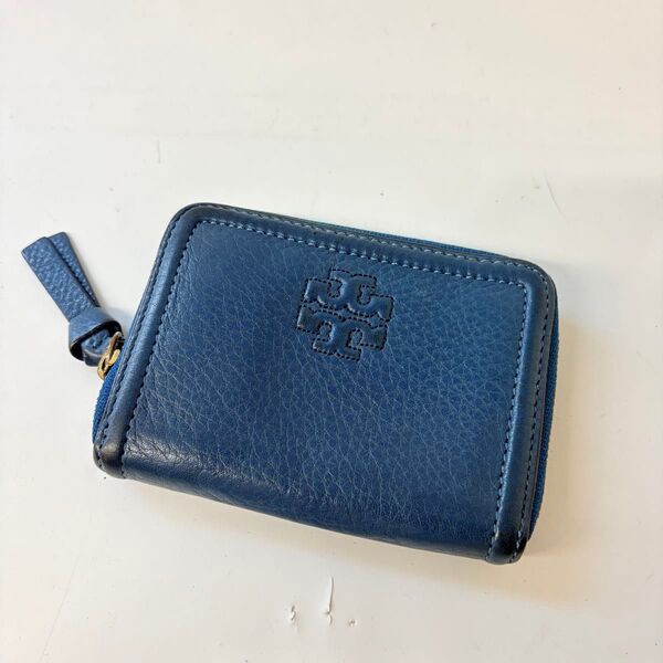 TORY BURCH トリーバーチ レザー コインケース ネイビー