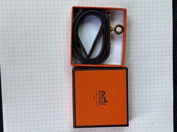 HERMES レザーブレスレット