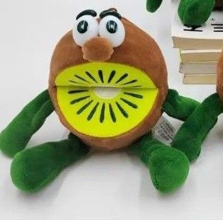 キウイブラザーズ ぬいぐるみ1個 ポーチ 小物入れ キーホルダー グリーンのみ マスコットポーチ