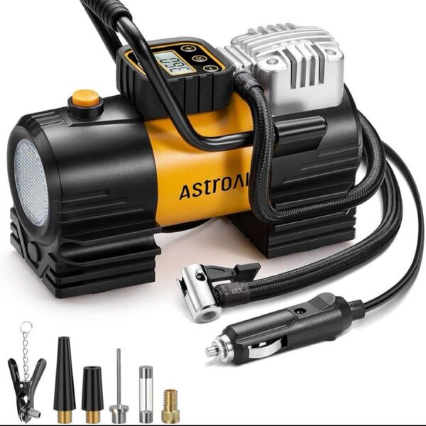 エアコンプレッサー 空気入れ 自動車用 150PSI DC12V