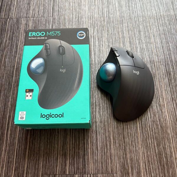 ロジクール ERGO ワイヤレスマウス トラックボール 無線 M575GR Bluetooth Unifying マウス