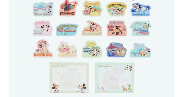 ディズニーリゾート クリップメモ付