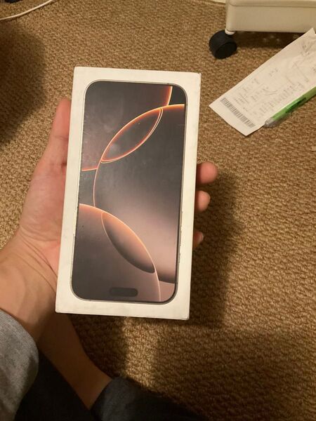 未開封・未使用 iPhone 16 Pro Max 256GB、付属品・外箱完備 sim フリー