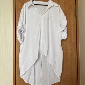 SHEIN オーバーサイズ白シャツ レディース