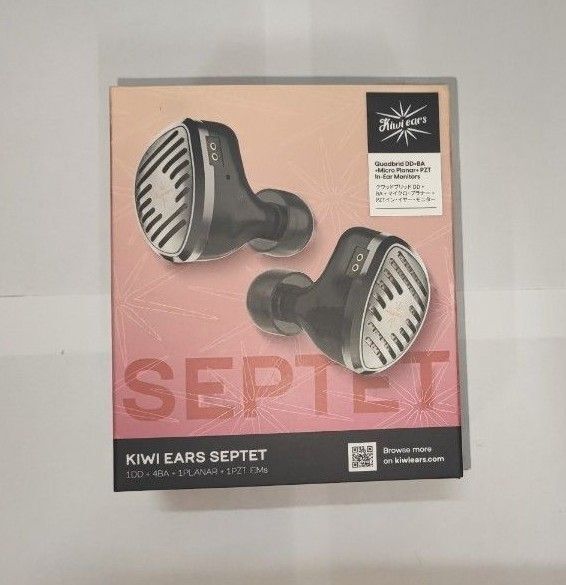 Kiwi Ears Septet イヤホン ハイブリッド型IEM