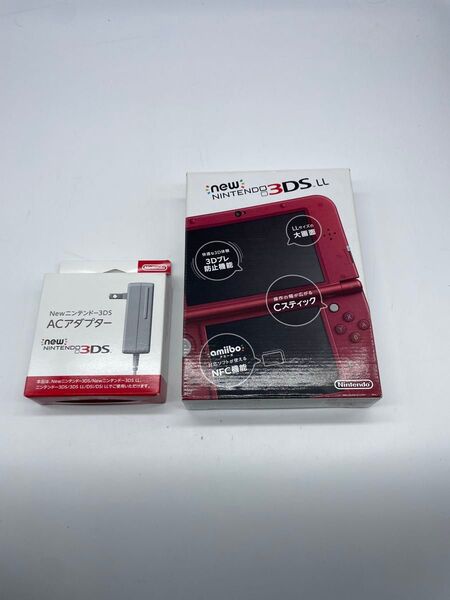 【美品】 Newニンテンドー3DS LL メタリックレッド
