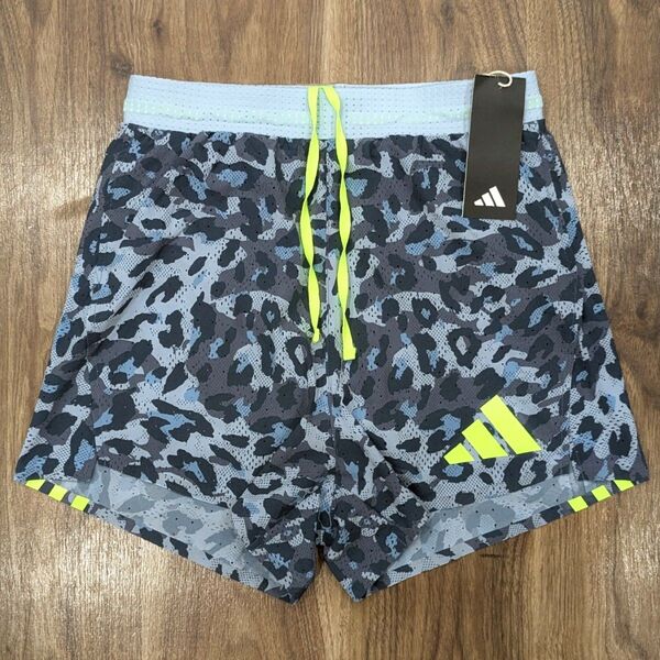 ■新品 adidas ADIZERO Road to Records ショートパンツ XL レオパード柄 ランニング ショーツ■
