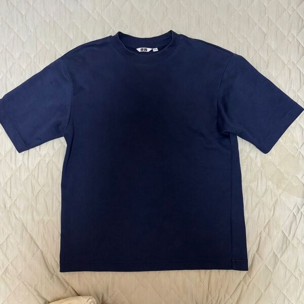 UNIQLO ユニクロ エアリズムコットンオーバーサイズ Tシャツ 5分袖 Sサイズ