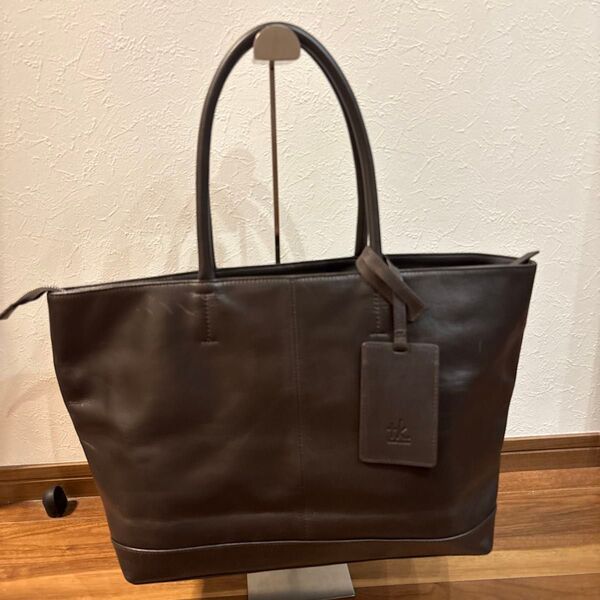 【美品】TAKEO KIKUCHI タケオキクチ レザー 本革製 トートバッグ