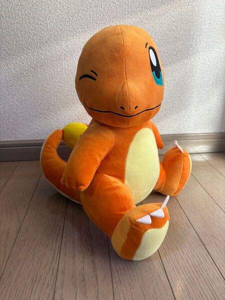 プライズ ヒトカゲ ウィンク ポケットモンスター ポケモン ぬいぐるみ BIG タグ付き ぽけもん Charmander