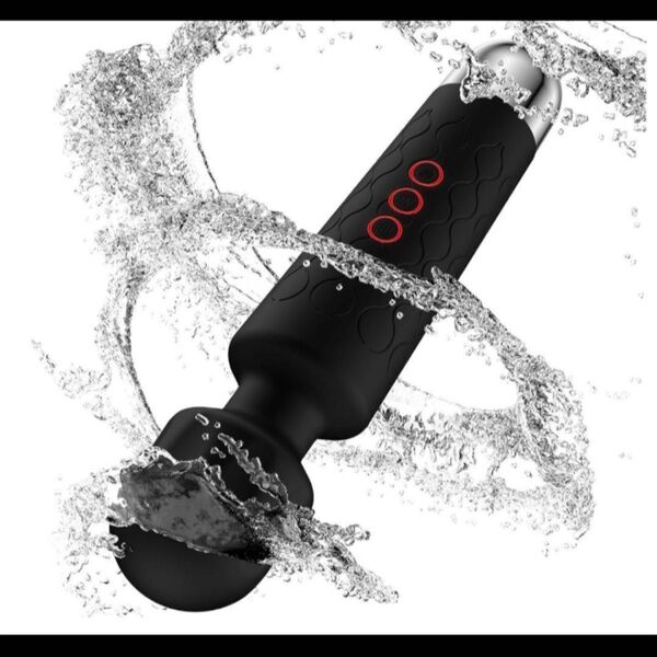 ハンディマッサージャー 防水 強力電マ 電動マッサージ 水洗い可能 振動モード20種類 強さ8段階