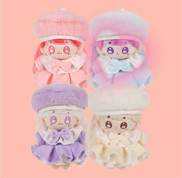無属性 ぬいぐるみ ぬい服 10cm 水色