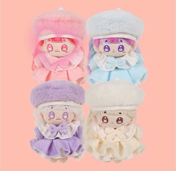 無属性 ぬいぐるみ ぬい服 10cm ピンク
