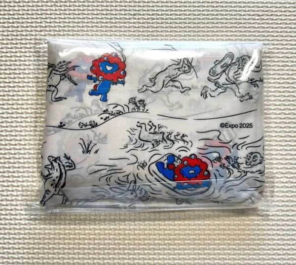 ミャクミャク 鳥獣戯画 エコバッグ