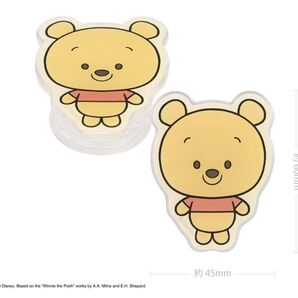 カテゴリークーポン利用で500円引き!! ディズニー グルマンディーズ ダイカットクリア くまのプーさん スマホアクセサリー