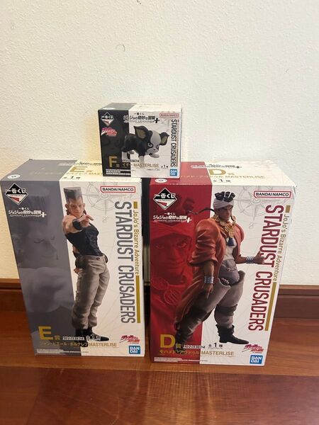 一番くじ ジョジョの奇妙な冒険 STARDUST CRUSADERS 新品未開封 ポルナレフ アヴドゥル イギー フィギュア
