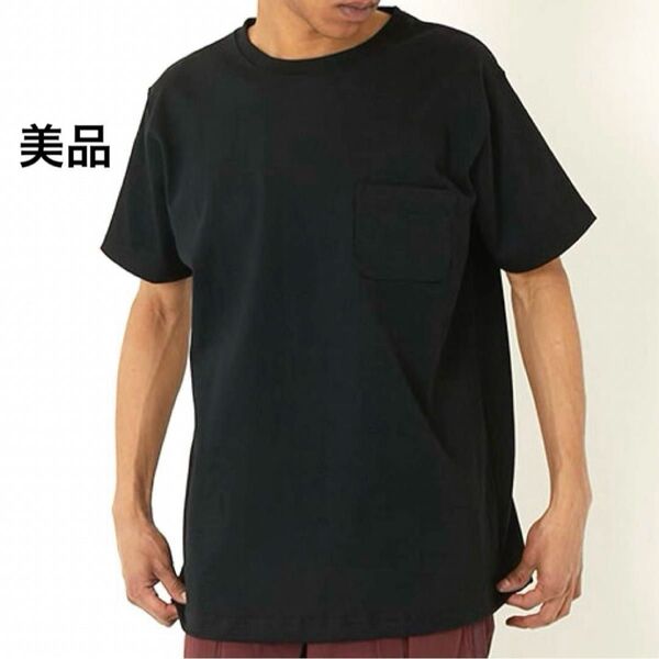 CAMBER tシャツ マックスウェイト 8オンス ポケットTシャツ 黒 M アメリカ古着 半袖 Tシャツ ブラック
