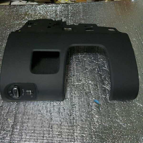 2002~2013年式 アウディ A3 8P MK2ダッシュボード右下ストレージパネルトリムインディゴブルー ヘッドライトスイッチ付き 8P2 863 075