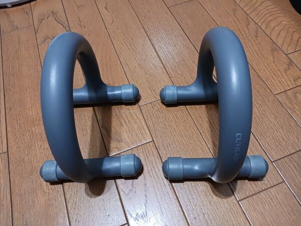 CUVILADY プッシュアップバー 2個セット グレー トレーニング腕力アップ】美容・健康 腕力ケア CUVILADY 送料無料