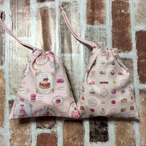 ハンドメイド 給食袋 コップ袋 巾着袋