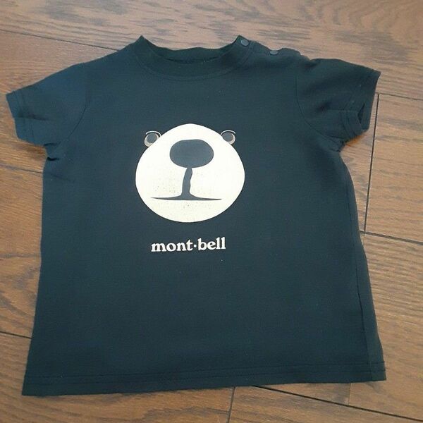 美品 mont-bell ベビー服 Tシャツ ウィックロンT 80cm