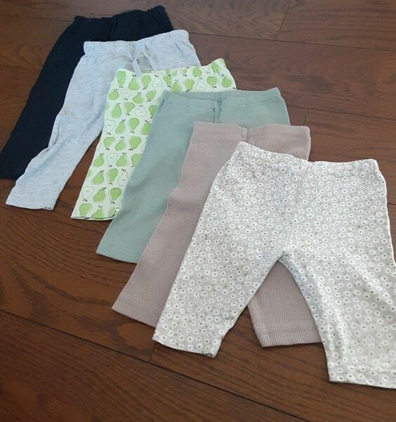 ベビー パンツ ボトムス ユニクロ 6本セット 80cm