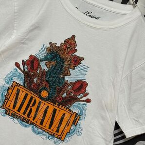 ★ニルバーナNIRVANA /ホワイトTシャツ /Fサイズ