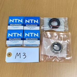 M③ NTN ベアリング 6201LLU モンキー ゴリラ 前後共通 6v 12v 4ヶセット オイルシール 前後セット